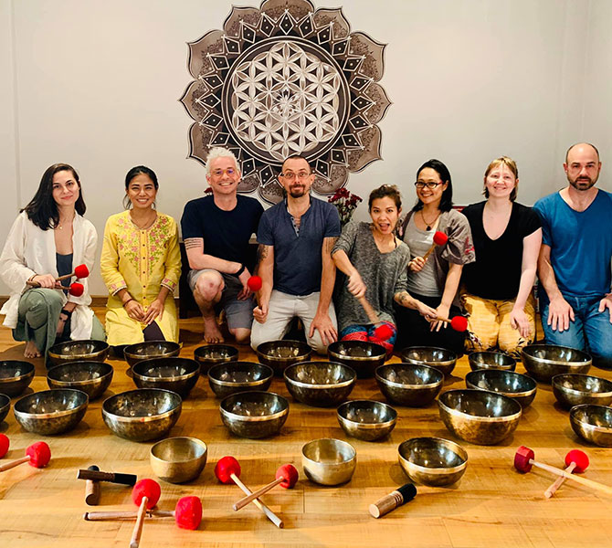 Tibetan Bowls Sound HEaling Training