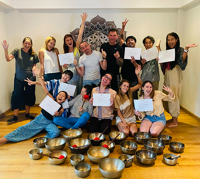 Tibetan Bowls Sound HEaling Training